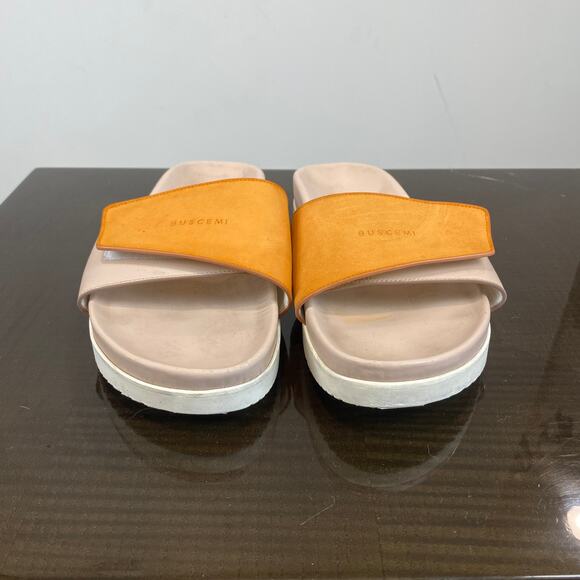 Buscemi Slide Scratch Leather Sandals Women's 39 US 9 - Picture 2 of 10